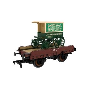 Rapido 830023 OO Gauge Evolution Open Carriage Truck LBSCR Plain Mahogany No.76