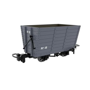 Rapido 833004 OO-9 Wooden Hopper Plain Dark Grey No.18