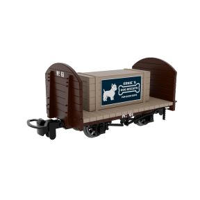 Rapido 833201 OO-9 Round Ended Flat Plain Brown No.61