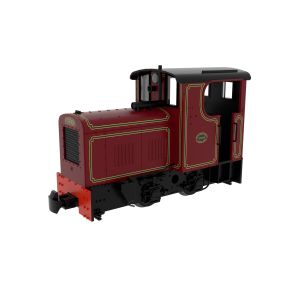 Rapido 834506 OO-9 Fowler Resilient 0-4-0 Diesel Lined Maroon DCC Fitted