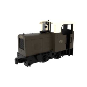 Rapido 834510 OO-9 Fowler Resilient 0-4-0 Diesel Umber and Cream DCC Fitted