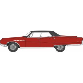 Oxford Diecast 87BE68003 HO Gauge Buick Electra 225 1968 Scarlet Red/Black