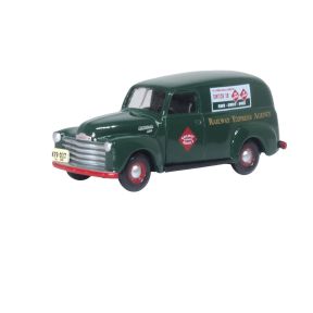 Oxford Diecast 87CV50005 HO Scale 1950 Chevrolet Panel Van Railway Express Agency