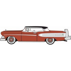 Oxford Diecast 87ED58009 HO Gauge 1958 Edsel Citation Copper/Frost White/Black