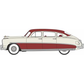Oxford Diecast 87HH51002 HO Gauge Hudson Hornet Sedan 1951 Toro Red/French Gray