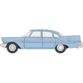 Oxford Diecast 87PS59003 HO Scale 1959 Plymouth Savoy Sedan Powder Blue