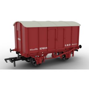 Rapido 908036 OO Gauge GW Diagram V6 Iron Mink Wagon GWR Red No.57604