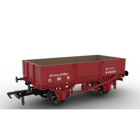 Rapido 925009 OO Gauge GW Diagram O21 Four Plank Open Wagon 44600 GW Red