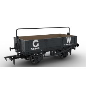 Rapido 925015 OO Gauge GW Diagram O21 Four Plank Open Wagon 54548 23 Inch Numbers