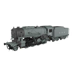 Rapido 926503 OO Gauge USATC S160 2-8-0 No.1712 Wartime Grey DCC Sound Fitted