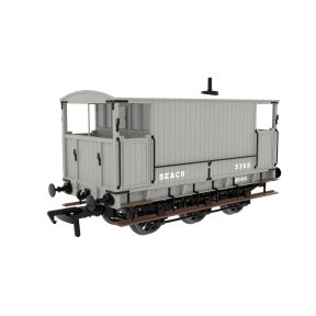 Rapido 931019 OO Gauge SECR 6 Wheel Brake Van SE&CR Wainwright Light Grey No.5399