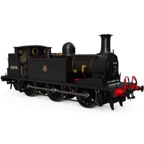 Rapido 936009 OO Gauge SR E1 0-6-0 Tank 32694 BR Unlined Black Early Crest