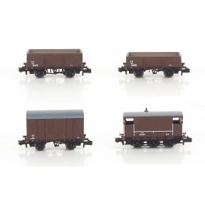 Rapido 942009 N Gauge Southern Railway Freight Train Pack Post 1936 SR Brown Livery