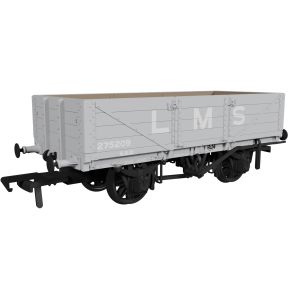 Rapido 950005 OO Gauge LNWR D84 4 Plank Open Wagon Pre 1936 LMS Grey No.275209