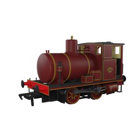 Rapido 965510 OO Gauge Andrew Barclay Fireless 0-4-0 Lined Maroon DCC Sound Fitted