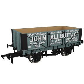 Rapido 967008 OO Gauge 1907 RCH Open Wagon Five Plank 'John Allbutt, Worcester'