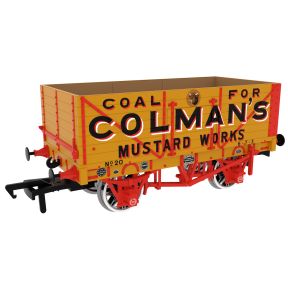 Rapido 967249 OO Gauge 7 Plank Wagon Colman's Mustard