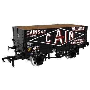 Rapido 967256 OO Gauge 7 Plank Wagon Cain Bros.