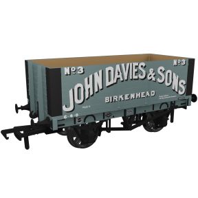 Rapido 967420 OO Gauge RCH 1907 10 Ton 7 Plank Open Wagon John Davies & Sons No.3
