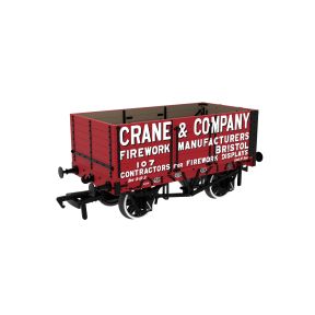 Rapido 967808 OO Gauge 7 Plank Wagon Crane & Company No.107
