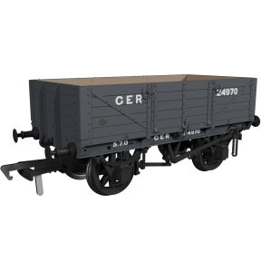 Rapido 972002 OO Gauge GER Diagram 17 5 Plank Wagon GER Grey No.24970