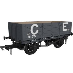 Rapido 972003 OO Gauge GER Diagram 17 5 Plank Wagon GER Grey No.3175