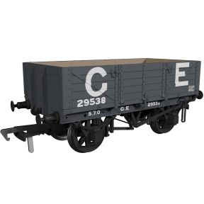 Rapido 972004 OO Gauge GER Diagram 17 5 Plank Wagon GER Grey No.29538