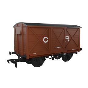 Rapido 976003 OO Gauge Caledonian Railway Diagram 67 10 Ton Van CR Brown No.73804