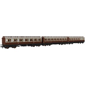 Rapido 978017 OO Gauge GCR Evolution Non Corridor Carriage Pack