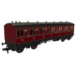 Rapido 978155 OO Gauge LMS Period 1 Evolution Non Corridor Carriage Pack