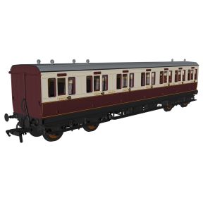 Rapido 978210 OO Gauge Evolution Non-Corridor Composite Coach GNoSR Red And Cream 52