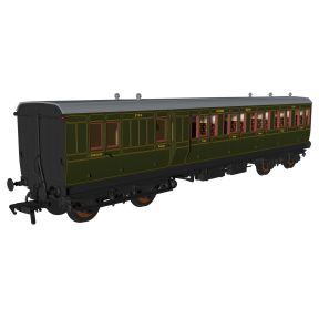 Rapido 978214 OO Gauge Evolution Non-Corridor Brake Third Coach SR Olive Green 2724