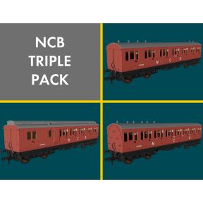 Rapido 978237 OO Gauge Evolution Non-Corridor Coaches Triple Pack NCB