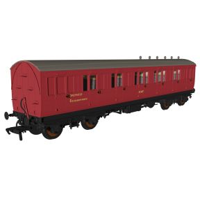 Rapido 978240 OO Gauge Evolution Non-Corridor First Class Coach BR Engineers Crimson DM395025