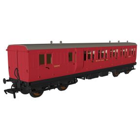 Rapido 978241 OO Gauge Evolution Non-Corridor Third Coach BR Engineers Red DS1597