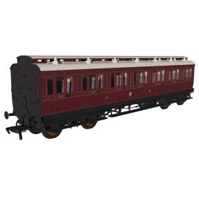 Rapido 978251 OO Gauge Evolution Non-Corridor First Class Coach GW Lined Crimson Lake No.15