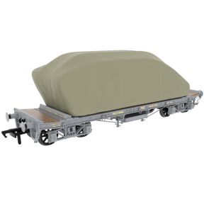 Rapido 985003 OO Gauge WD 35 Ton Rectank No.12055 WD Grey With Tank Load