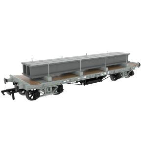 Rapido 985012 OO Gauge WD 35 Ton Rectank No.702 LMS Grey With Girder Load on Bolsters