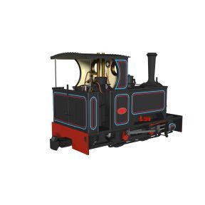 Rapido 986701 OO-9 Kerr Stuart Short Tank Sirdar Penrhyn Lined Black DCC Fitted