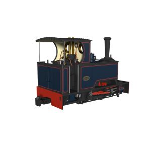 Rapido 986202 OO-9 Kerr Stuart Short Tank Sirdar Lined Dark Blue