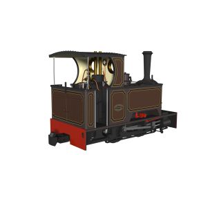 Rapido 986705 OO-9 Kerr Stuart Short Tank Sirdar Lined Umber DCC Fitted