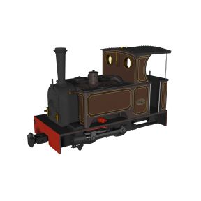 Rapido 986705 OO-9 Kerr Stuart Short Tank Sirdar Lined Umber DCC Fitted