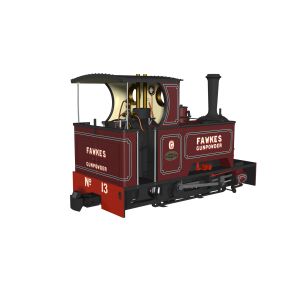 Rapido 986706 OO-9 Kerr Stuart Short Tank Sirdar G. Fawkes Lined Maroon DCC Fitted
