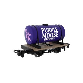 Rapido 990112 OO-9 Cylindrical Tank Wagon  Purple Moose Brewer