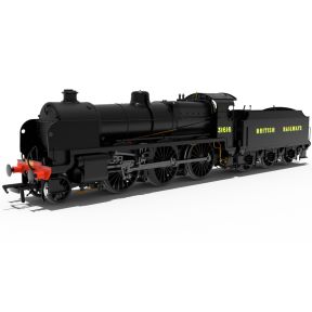 Rapido 992005 OO Gauge SR U Class 2-6-0 31616 BR Black Sunshine Lettering