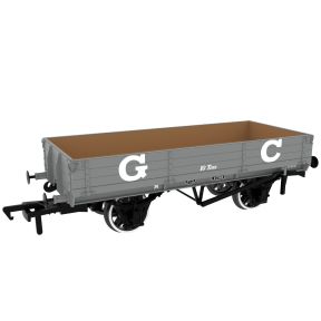 Rapido 996002 OO Gauge GCR Diagram 6C 3 Plank Open Wagon GCR Grey No.2390