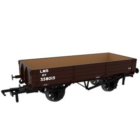 Rapido 996012 OO Gauge GCR Diagram 6C 3 Plank Open Wagon Post 1936 LMS Bauxite No.358015