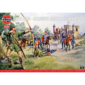 Airfix A06702V Sherwood Castle & Figurines Set Plastic Kit