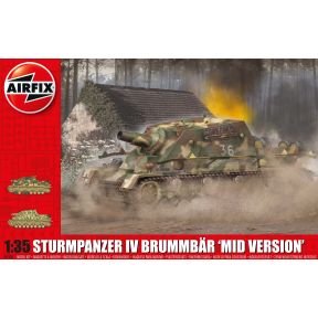 Airfix A1376 Sturmpanzer IV Brummbar Mid Version Plastic Kit