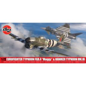 Airfix A40001 Twin Pack Eurofighter Typhoon FGR.4 (FMOG) And Hawker Typhoon Mk.Ib Plastic Kit
